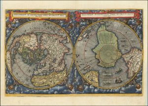 Hemispheriu ab Aequinoctiali Linea, ad Circulu Poli Arctici, 1593.
