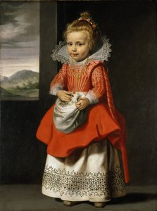 Muotokuva taiteilijan tyttärestä Magdalena de Vos, n. 1623-24 (öljy kankaalle)