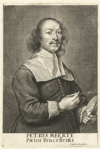 Taidemaalari Petrus Meerten muotokuva tekijältä Cornelis van Caukercken