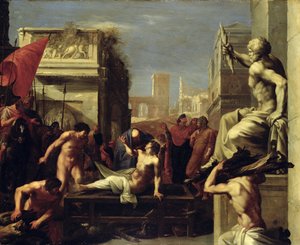 Pyhän Laurentiuksen marttyyrikuolema, 1620-1620 (öljy kuparille)