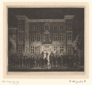 Delft Academyn hautajaiset 30. kesäkuuta 1864