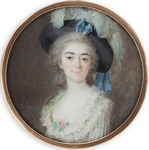 Balettitanssija Giovanna Bassin muotokuva 1762-1834, n. 1780.