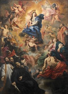 Coroação da Virgem (óleo sobre tela) finlandês