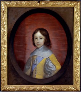 Muotokuva William III of Orange Nassausta (1650-1702) (Englannin William III), lapsi (William III, Orangen prinssi, lapsena) - Cornelis Janssens van Ceulenin (1593-1661) maalaus, öljy puulle tekijältä Cornelius Janssen van Ceulen
