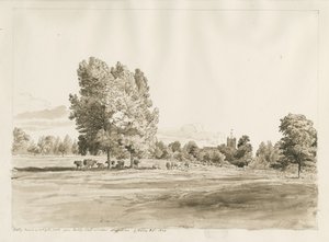 Betley Church: kynä- ja seepiapiirustus, lokakuu 1820 (piirustus)