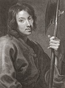 Pyhä Matteus tai apostoli Matteus. Muotokuva. tekijältä Cornelius van Caukercken