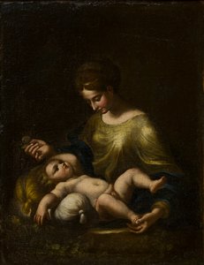 Madonna ja lapsi, n. 1509-34 (öljy kankaalle)