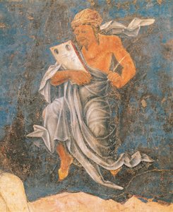 Dean, yksityiskohta Virgin of Signista, kohtaus elokuulta, Cosimo Tura