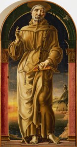 St Anthony, Cosme Tura (n. 1430-1495), maalaus. tekijältä Cosimo Tura