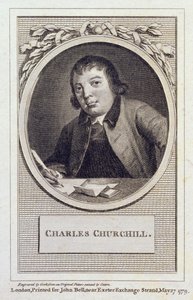 Charles Churchill tekijältä Cotton (after)