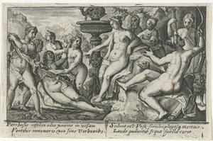 Diana Callistossa Metamorphosen van Ovidius (sarjan nimi) tekijältä Crispijn van de Passe (I)