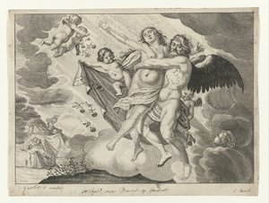 Boreas sieppaa Oreithyian tekijältä Crispijn van de Passe (II) (possibly)