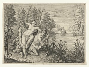 Nessus porta a Deianira a través del riu Dianier de Nessus situat a l
