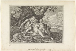 Venus varoittaa Adonista Metamorphoses of Ovid (sarjan nimi)
