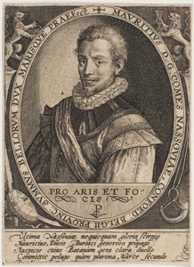 Maurice Nassau, Oranjen prinssi