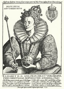 Elizabeth I, Englannin kuningatar (kaiverrus)