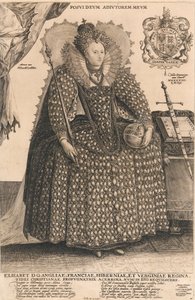 Elizabeth, Englannin kuningatar, n.1603 (kaiverrus)