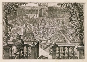 Spring Garden, kirjasta "Hortus Floridus", julkaistu 1614-1515 (katso myös 170862)