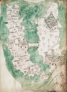 Euboia ja Ateena, n. 1420 (Vellum)