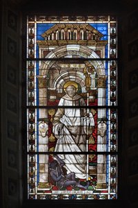 Saint Bernard (lasimaalaus) tekijältä Cristoforo de Mottis