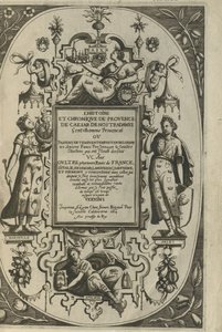 Provencen historian ja kronikan nimisivu, 1614 tekijältä César de Nostredame