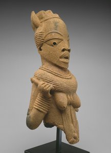 Naishahmon pää ja vartalo, Jos Plateaun alue, Nigeria, 500 eKr.-200 jKr. (keramiikka) tekijältä Culture Nok