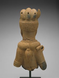 Naishahmon pää ja vartalo, Jos Plateaun alue, Nigeria, 500 eKr.-200 jKr. (keramiikka) tekijältä Culture Nok