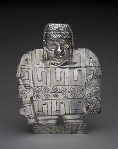Warrior, 650-900 jKr (vasarattu, leikattu ja jaettu hopea) tekijältä Culture Wari