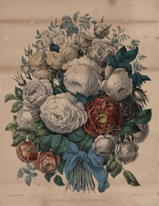 Ruusuja ja ruusunpuja tekijältä Currier and Ives