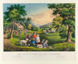 Elämän neljä vuodenaikaa: Lapsuus tekijältä Currier and Ives