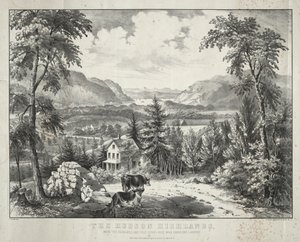 Hudson Highlands tekijältä Currier and Ives