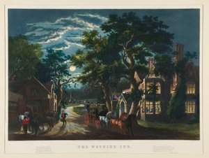 Wayside Inn tekijältä Currier and Ives