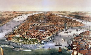 New Yorkin kaupunki, USA, 1870