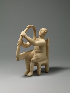 Marmoriistuva harppusoitin, 2800-2700 eaa. (marmori)