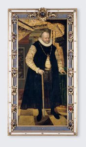 Muotokuva Saksin vaaliruhtinas Augustus I:stä (1526-1586) - Cyriacus Roederin (Rheder) maalaus (noin 1560-1598), öljy kankaalle tekijältä Cyriacus (c.1560 1598) Roder