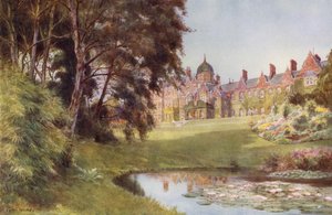 A Corner of the Lake, Sandringham (väri litho)