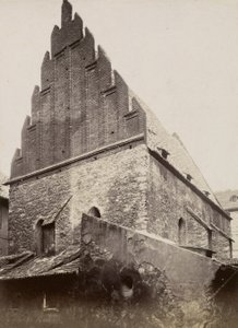 Vanha uusi synagoga, noin 1875 tekijältä Czech Photographer Czech Photographer