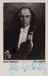 Jan Kubelikin muotokuva tekijältä Czech School