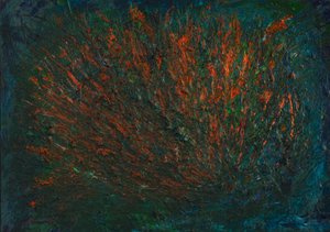 Energinen oranssi räjähdys