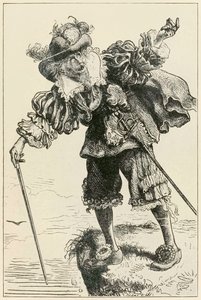 Ateisti nauraa kristityille ja toiveikkaille teoksesta The Pilgrims Progress From This World, To That What Is To Be, John Bunyan (1628-1688) kuvitus Thomas Dalzielin (1823-1906)