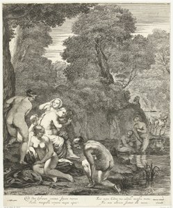 Diana ja hänen nymfinsä löysi Actaeon