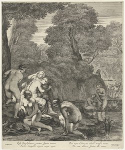 Diana ja hänen nymfinsä löysi Actaeon