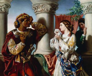 Othello ja Desdemona tekijältä Daniel Maclise