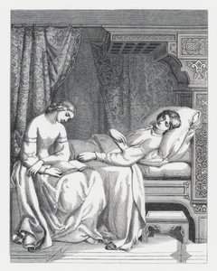 Kuvitus Tennysonin runolle Prinsessa (kaiverrus)