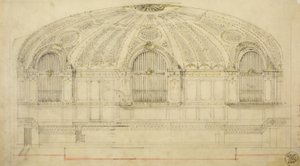 Orchestra Hall, Chicago, Illinois, osasto, 1904.