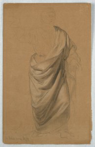 Drapery Study for "Tribute Money" tekijältä Daniel Huntington