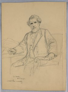 Piirustus, Charles J. Martin, 20. joulukuuta 1878. tekijältä Daniel Huntington