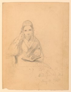 Piirustus, neiti Elliot istuu, 15. toukokuuta 1841. tekijältä Daniel Huntington