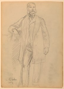 Piirros, presidentti Chester A. Arth, 1884 tekijältä Daniel Huntington