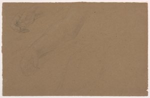 Piirustus, Oikean käden opinnot, 1850-60 tekijältä Daniel Huntington
